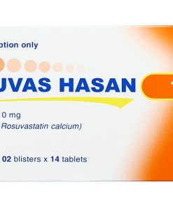 Rosuvas Hasan 10  Rosuvastatin 10mg Hasan (Hộp 28 viên)