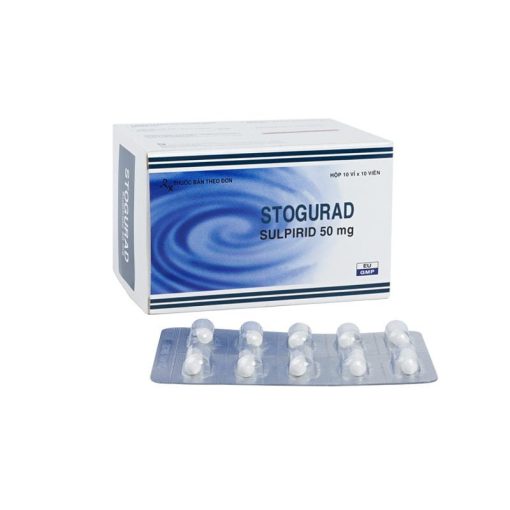 Stogurad Sulpiride 50mg Davipharm (Hộp 100 viên)