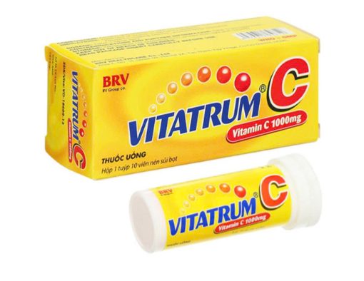 Vitatrum-C Vitamin C 1000mg BRV (Tube 10 viên)