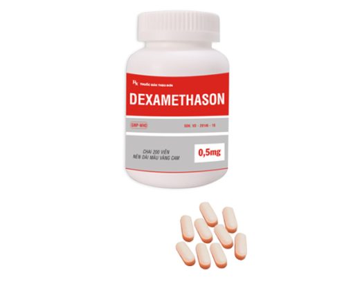 Dexamethason 0,5mg Tipharco (Chai 200 viên)